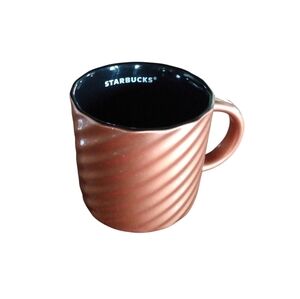 Starbucks Copper Swirl Ceramic Coffee Tea Mug NWT